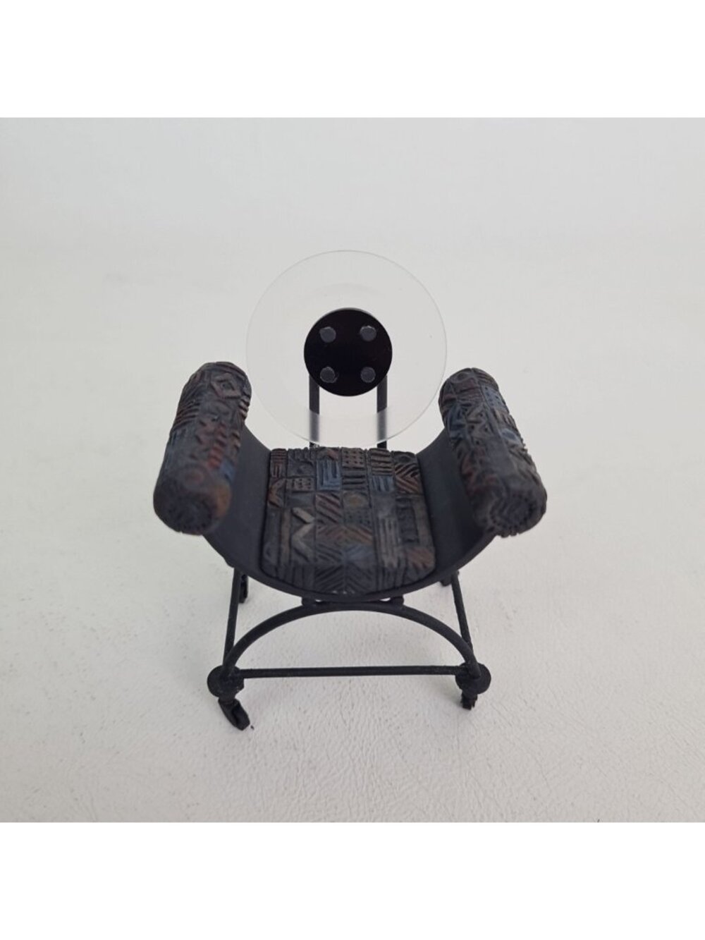 Take a Seat by Raine Full Circle C2000 Chair Upholstered Dollhouse Mini 24036